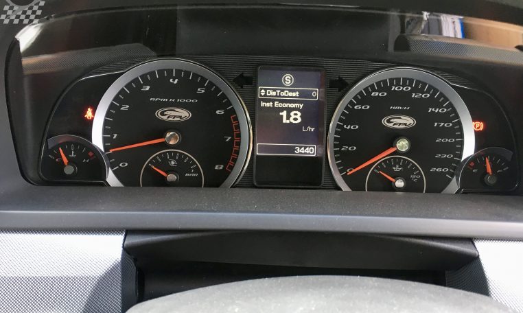 Ford Falcon FG GT Nitro Blue Speedometer | Muscle Car Warehouse
