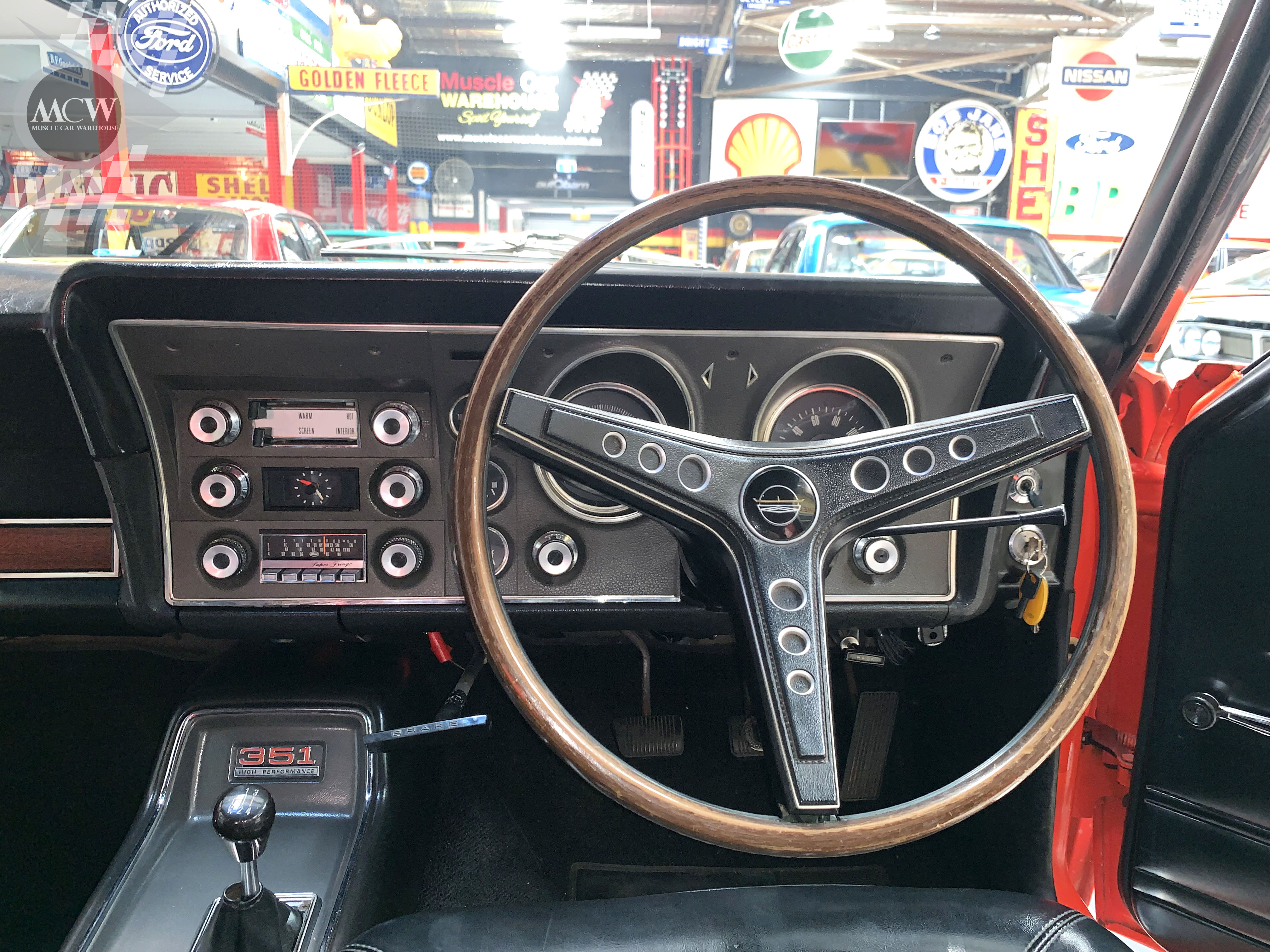 1970 XW Falcon GTHO Phase 2 Interior | Muscle Car Warehouse