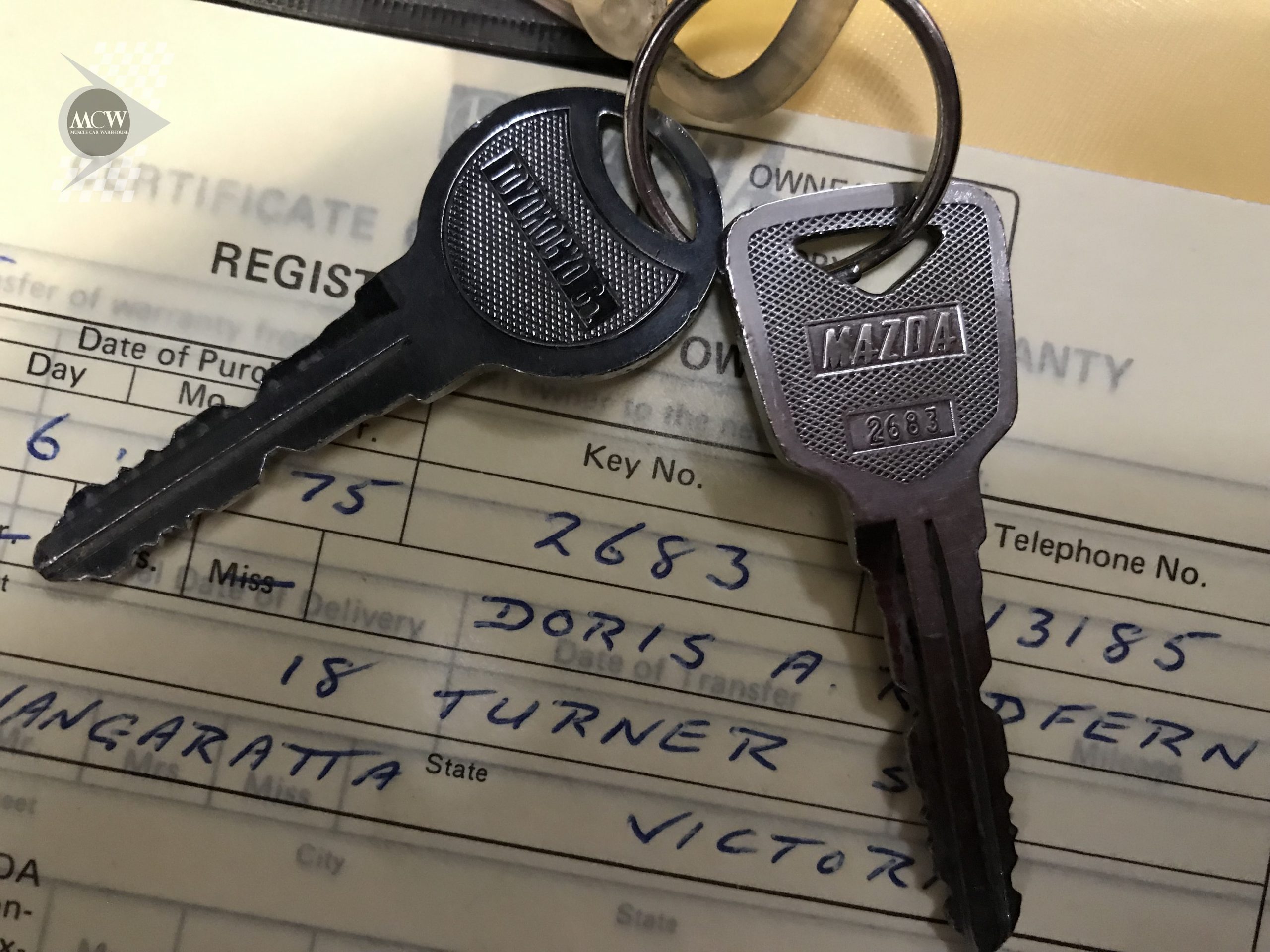 Mazda 808 Keys | Muscle Car Warehouse