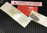 Ford XY Falcon 500 Papers | Muscle Car Warehouse