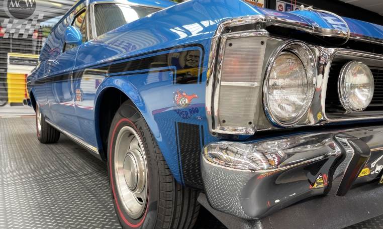 1970 Falcon XW GT Tribute Panel Van Closeup - Muscle Car Warehouse