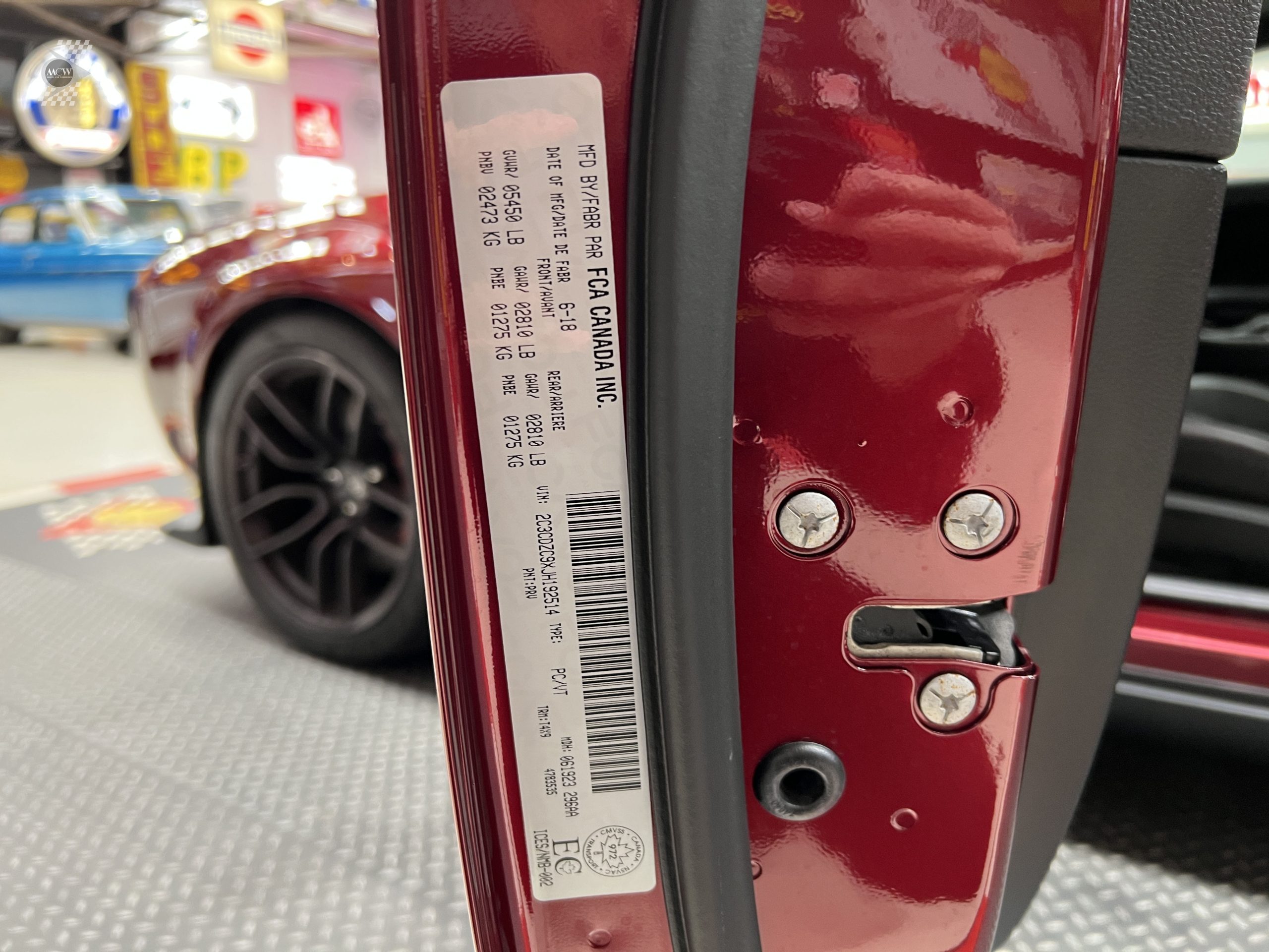 2018 Dodge Challenger Hellcat SRT Number - Muscle Car Warehouse